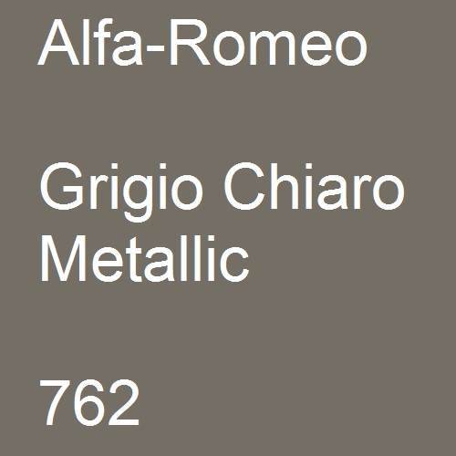 Alfa-Romeo, Grigio Chiaro Metallic, 762.